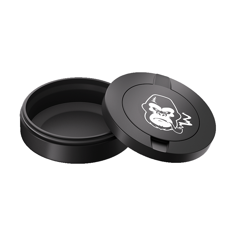 King Kong Design Black Metal Two-Tie Container Cans