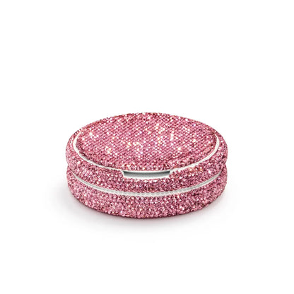 Rose Diamond Portable Case Pouch Container