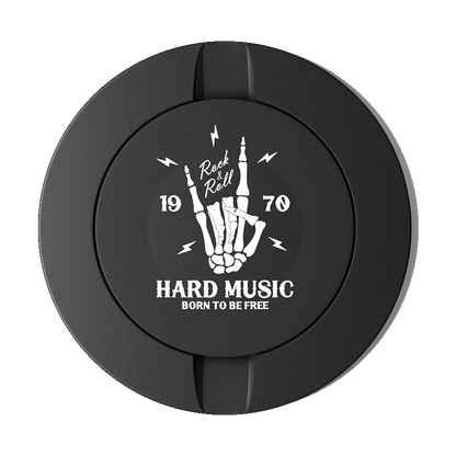 Hand Music Design Black Metal Two-Tie Container Cans