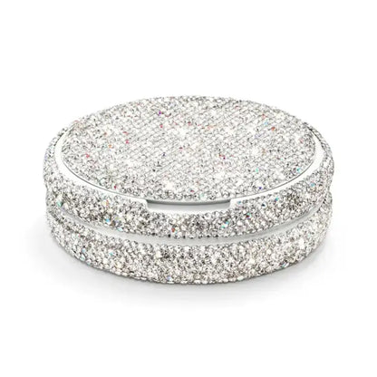 Silver Portable Case Pouch Container