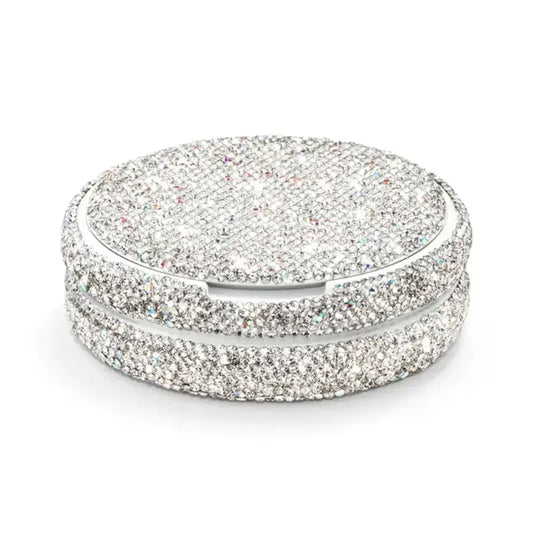 Silver Portable Case Pouch Container