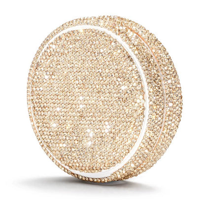 Champagne Gold Portable Case Pouch Container